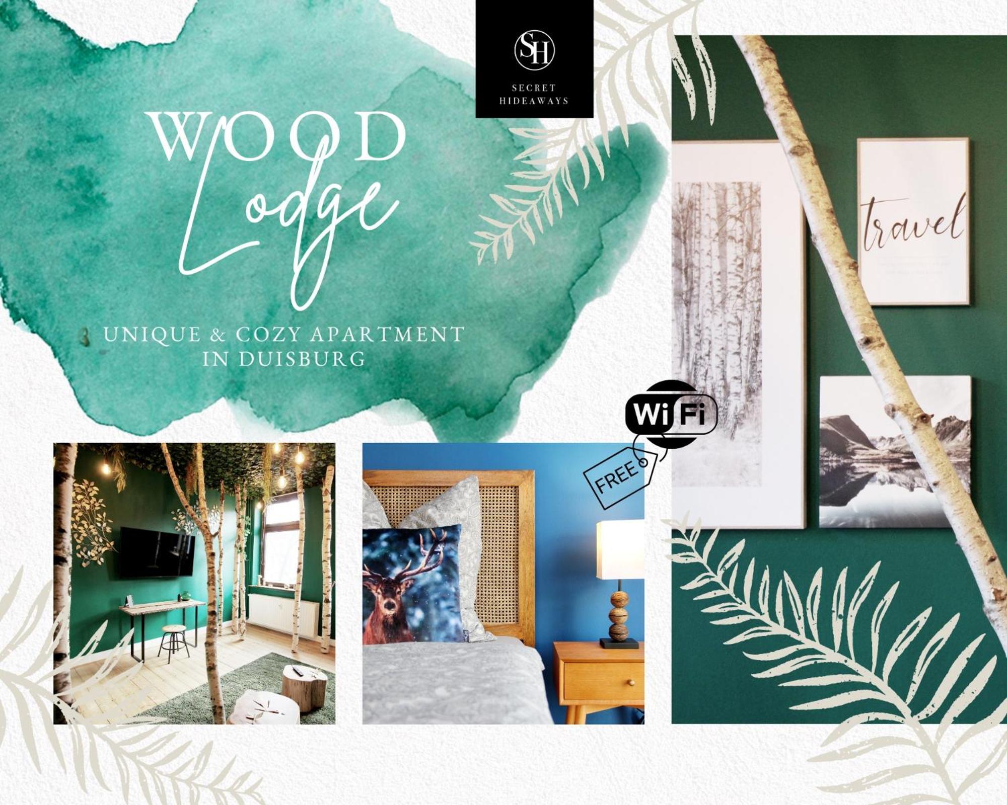 Secret Hideaways Wood Lodge Mit Kinderzimmer Messe L City L Flughafen L Hbf Duisburg Exteriér fotografie